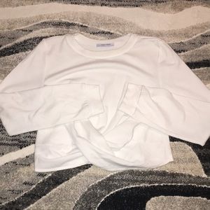 Zara Long Sleep Crop Top